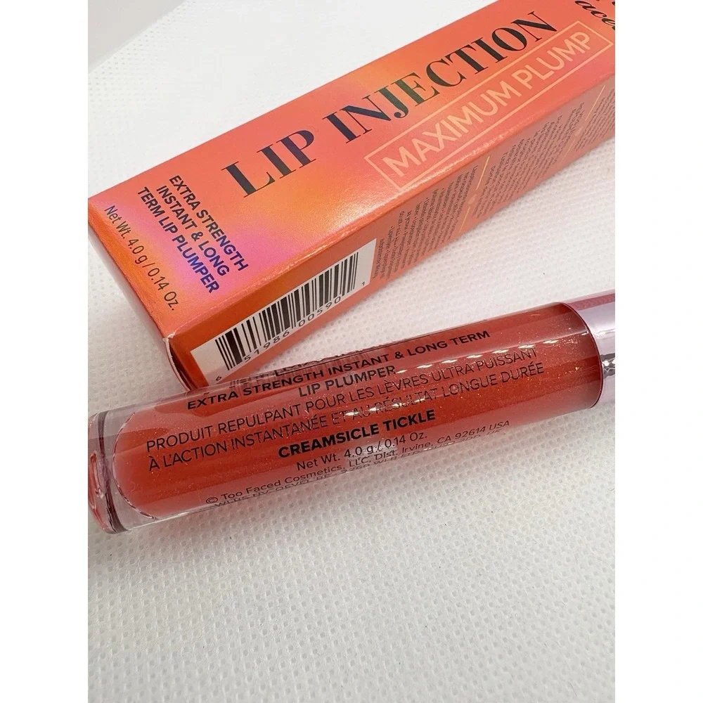 Too‎ Faced Lip Injection Maximum Plump Extra Strength Plumper Creamsickle Tickle
